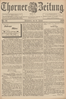 Thorner Zeitung : Begründet 1760. 1898, Nr. 24 (29 Januar)