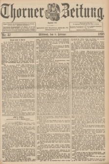 Thorner Zeitung : Begründet 1760. 1898, Nr. 33 (9 Februar) + dod.