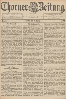 Thorner Zeitung : Begründet 1760. 1898, Nr. 53 (4 März)