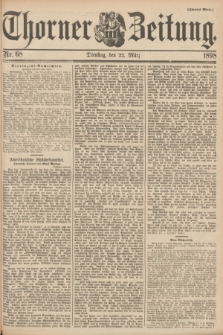 Thorner Zeitung. 1898, Nr. 68 (22 März) - Zweites Blatt