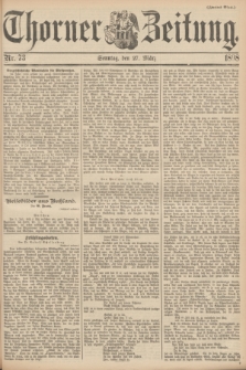 Thorner Zeitung. 1898, Nr. 73 (27 März) - Zweites Blatt