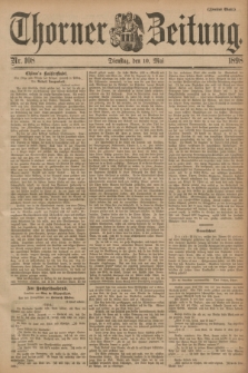 Thorner Zeitung. 1898, Nr. 108 (10 Mai) - Zweites Blatt