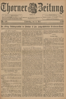 Thorner Zeitung : Begründet 1760. 1898, Nr. 110 (12 Mai) + dod.