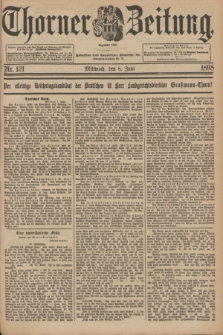 Thorner Zeitung : Begründet 1760. 1898, Nr. 131 (8 Juni) + wkładka