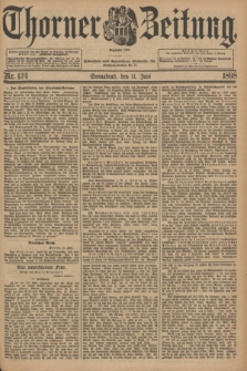 Thorner Zeitung : Begründet 1760. 1898, Nr. 134 (11 Juni)