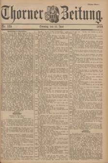 Thorner Zeitung. 1898, Nr. 135 (12 Juni) - Drittes Blatt