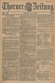 Thorner Zeitung. 1898, Nr. 140 (18 Juni) - Zweites Blatt