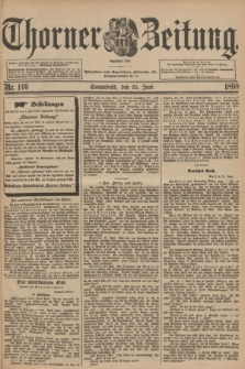 Thorner Zeitung : Begründet 1760. 1898, Nr. 146 (25 Juni)