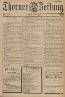 Thorner Zeitung. 1898, Nr. 148 (28 Juni) - Zweites Blatt