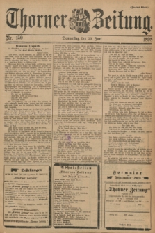 Thorner Zeitung. 1898, Nr. 150 (30 Juni) - Zweites Blatt