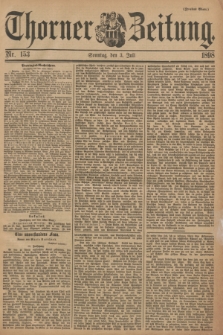 Thorner Zeitung. 1898, Nr. 153 (3 Juli) - Zweites Blatt