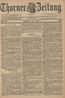 Thorner Zeitung : Begründet 1760. 1898, Nr. 158 (9 Juli) + dod.