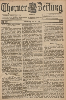 Thorner Zeitung : Begründet 1760. 1898, Nr. 162 (14 Juli)