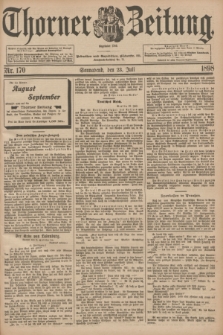 Thorner Zeitung : Begründet 1760. 1898, Nr. 170 (23 Juli)