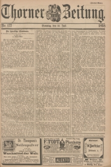 Thorner Zeitung. 1898, Nr. 177 (31 Juli) - Zweites Blatt
