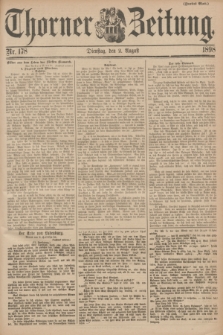 Thorner Zeitung. 1898, Nr. 178 (2 August) - Zweites Blatt