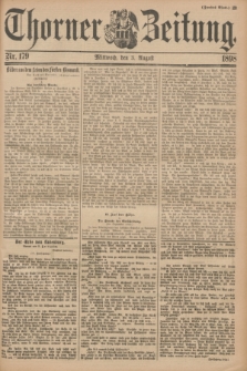 Thorner Zeitung. 1898, Nr. 179 (3 August) - Zweites Blatt