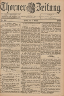 Thorner Zeitung : Begründet 1760. 1898, Nr. 181 (5 August) + dod.