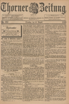Thorner Zeitung : Begründet 1760. 1898, Nr. 202 (30 August)