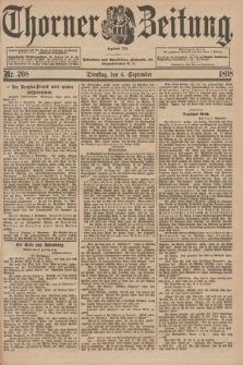Thorner Zeitung : Begründet 1760. 1898, Nr. 208 (6 September)