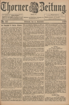 Thorner Zeitung : Begründet 1760. 1898, Nr. 215 (14 September) + dod.