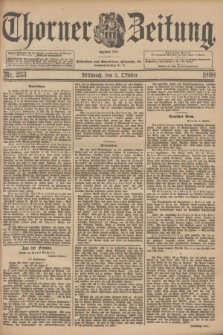 Thorner Zeitung : Begründet 1760. 1898, Nr. 233 (5 Oktober)