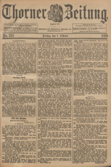Thorner Zeitung : Begründet 1760. 1898, Nr. 235 (7 Oktober)
