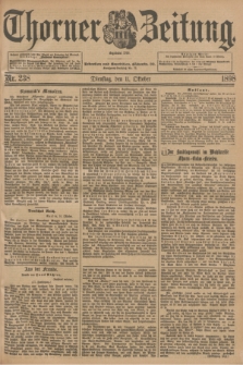 Thorner Zeitung : Begründet 1760. 1898, Nr. 238 (11 Oktober)