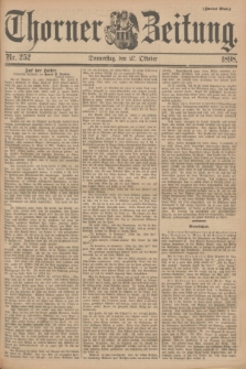 Thorner Zeitung. 1898, Nr. 252 (27 Oktober) - Zweites Blatt