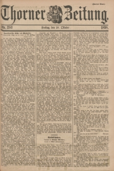 Thorner Zeitung. 1898, Nr. 253 (28 Oktober) - Zweites Blatt