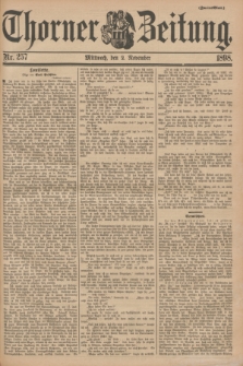 Thorner Zeitung. 1898, Nr. 257 (2 November) - Zweites Blatt
