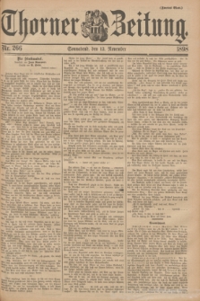 Thorner Zeitung. 1898, Nr. 266 (12 November) - Zweites Blatt