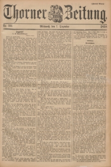 Thorner Zeitung. 1898, Nr. 286 (7 Dezember) - Zweites Blatt