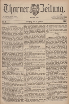 Thorner Zeitung : Begründet 1760. 1887, Nr. 8 (11 Januar)