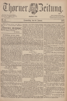 Thorner Zeitung : Begründet 1760. 1887, Nr. 16 (20 Januar)