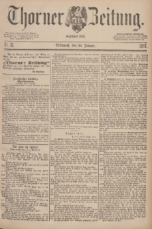 Thorner Zeitung : Begründet 1760. 1887, Nr. 21 (26 Januar)
