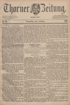 Thorner Zeitung : Begründet 1760. 1887, Nr. 28 (3 Februar)