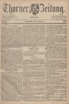 Thorner Zeitung : Begründet 1760. 1887, Nr. 30 (5 Februar)