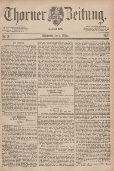 Thorner Zeitung : Begründet 1760. 1887, Nr. 51 (2 März)