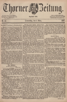 Thorner Zeitung : Begründet 1760. 1887, Nr. 52 (3 März)