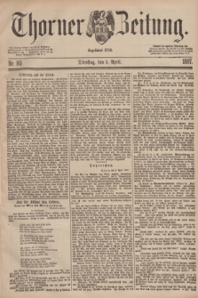 Thorner Zeitung : Begründet 1760. 1887, Nr. 80 (5 April)