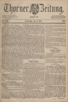 Thorner Zeitung : Begründet 1760. 1887, Nr. 109 (12 Mai)