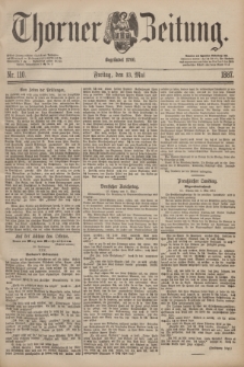 Thorner Zeitung : Begründet 1760. 1887, Nr. 110 (13 Mai)