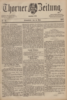 Thorner Zeitung : Begründet 1760. 1887, Nr. 111 (14 Mai)