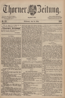 Thorner Zeitung : Begründet 1760. 1887, Nr. 119 (25 Mai)