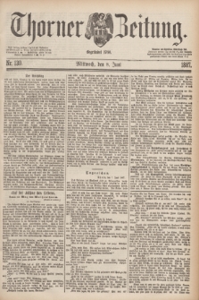Thorner Zeitung : Begründet 1760. 1887, Nr. 130 (8 Juni)