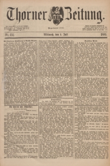 Thorner Zeitung : Begründet 1760. 1889, Nr. 152 (3 Juli)