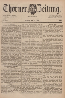 Thorner Zeitung : Begründet 1760. 1889, Nr. 160 (12 Juli)