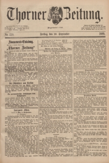Thorner Zeitung : Begründet 1760. 1889, Nr. 220 (20 September)