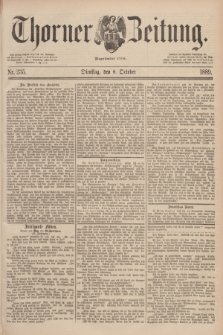 Thorner Zeitung : Begründet 1760. 1889, Nr. 235 (8 Oktober)